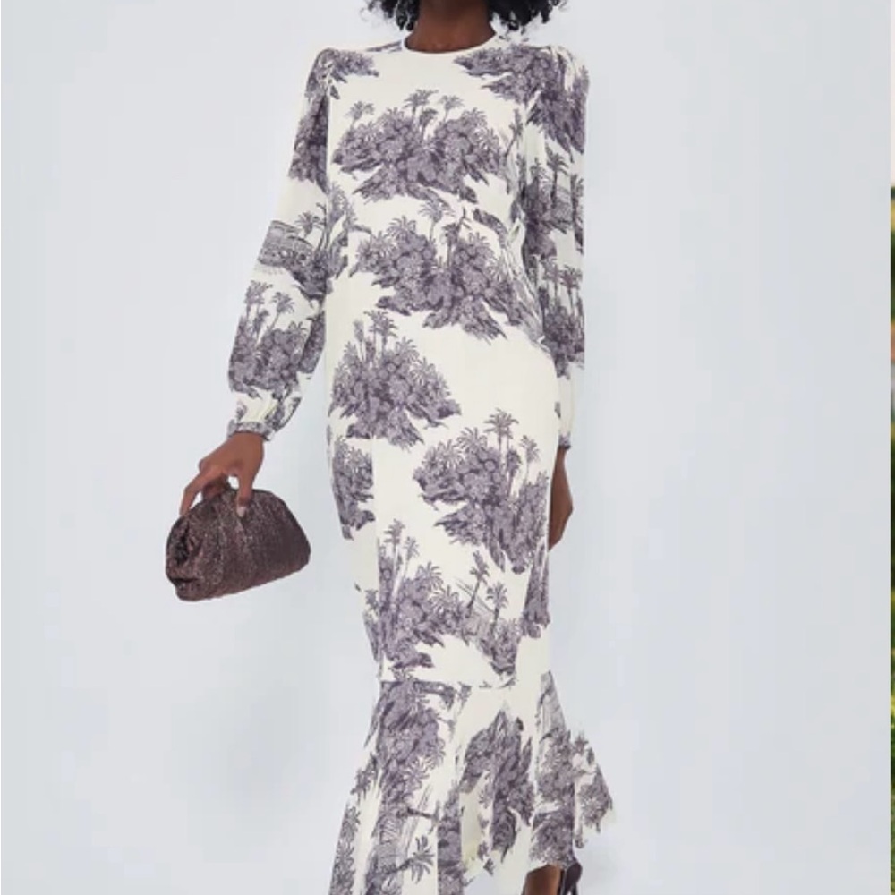 Tuckernuck Black and White Long Sleeve Dress